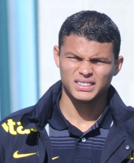 Thiago Silva avec la sélection brésilienne en 2010